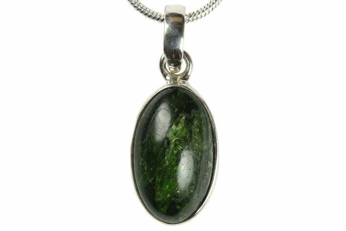 Chrome Diopside Pendant (Necklace) - Sterling Silver #228444